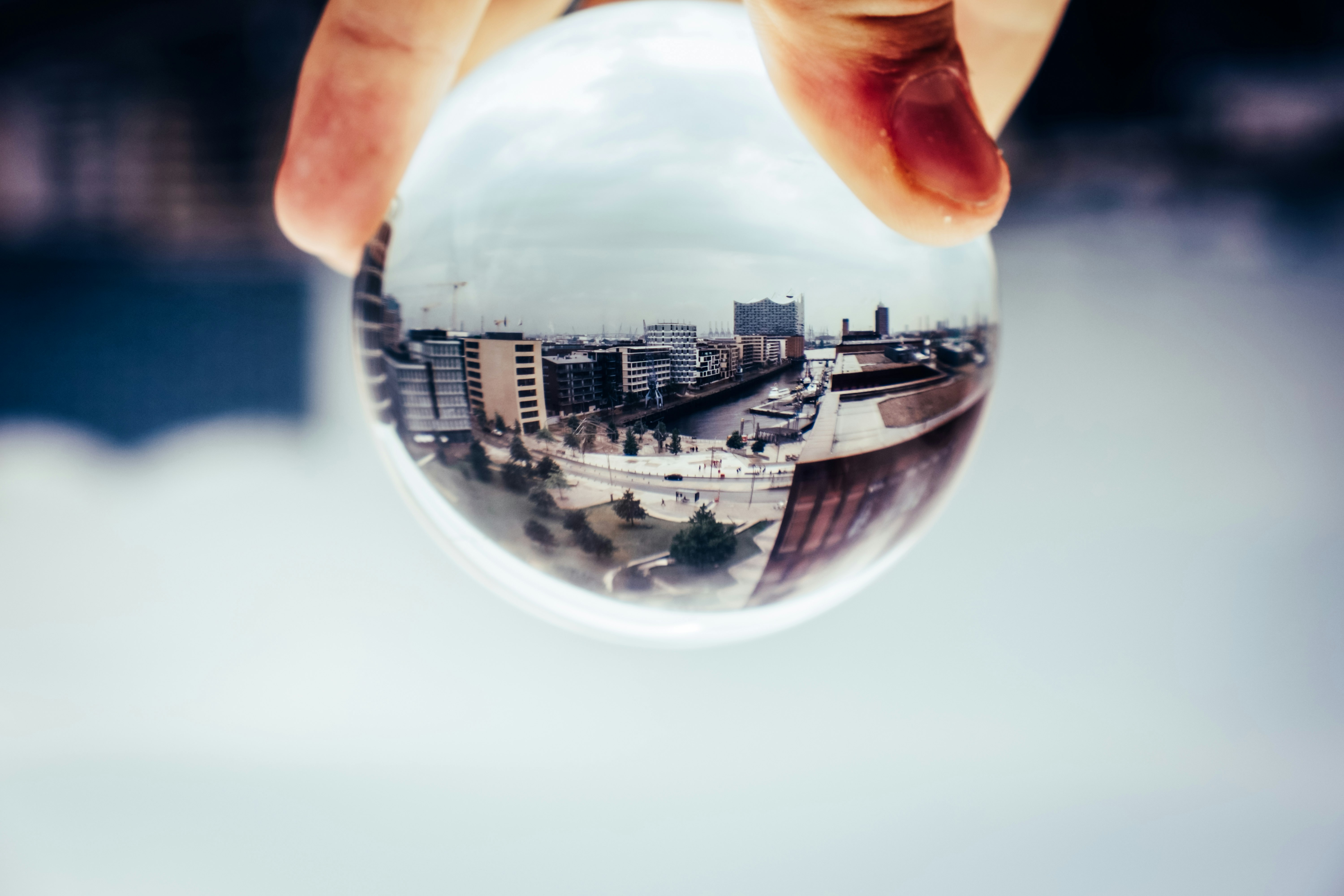 fish eye photography of high-rise building